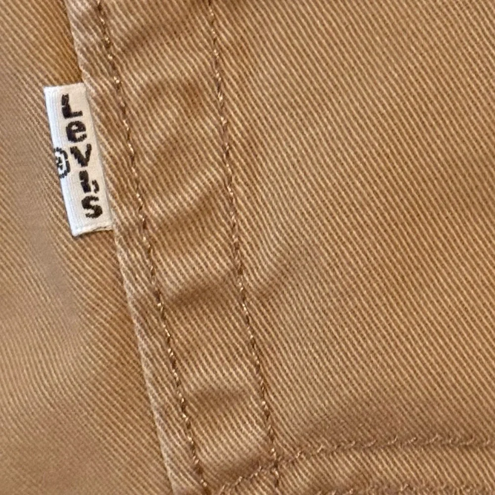 Levi’s 514 Straight Fit Jeans Men Tag 34x34 Tan Khaki Cotton Twill Casual Pants